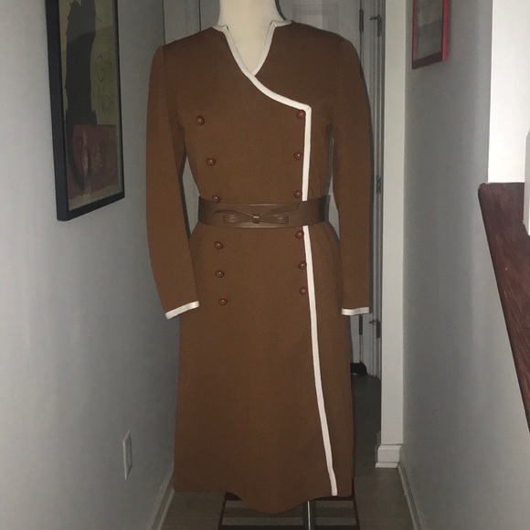 Vintage Donle’ Dresses & Skirts - Vintage Donle’ Piping Dress Size 8 😘